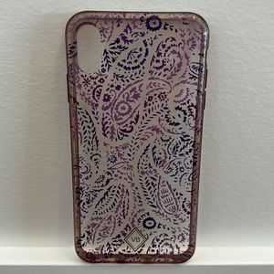 Vera Bradley Purple Patterned iPhone XS Max Case